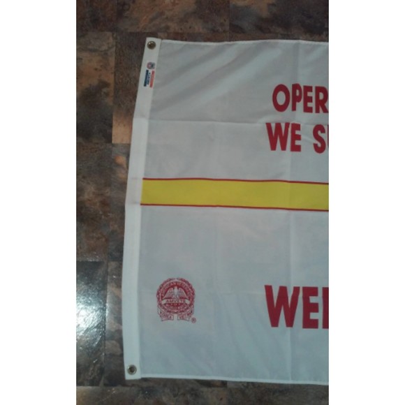 Vintage Operation Desert Storm Flag Banner 3' x 5' - Picture 3 of 8